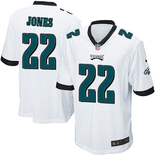 Men Philadelphia Eagles 22 Sidney Jones Nike White Game NFL Jersey